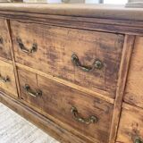 XXL walnut silk loom furniture from the 50s