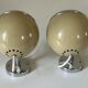 Pair wall lamp eyes ball vintage design 70 years