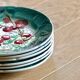 1922 KG Lunéville Badonviller barbotine fruit plates
