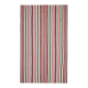 Tapis turc Oushak fait main en laine et coton rouge 174x287 des années 1970