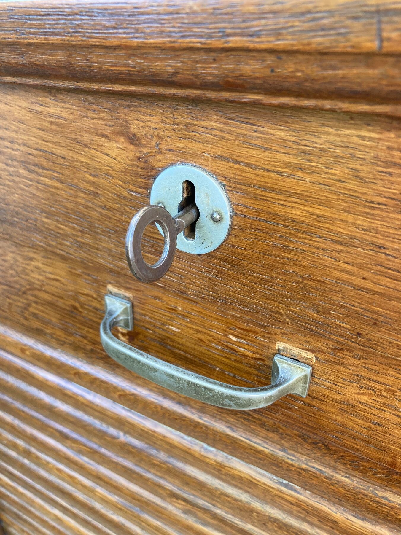 Vintage double curtain binder