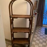 Rattan shelf on legs