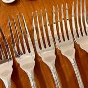 Christofle Perles 12-piece fish cutlery set, excellent condition