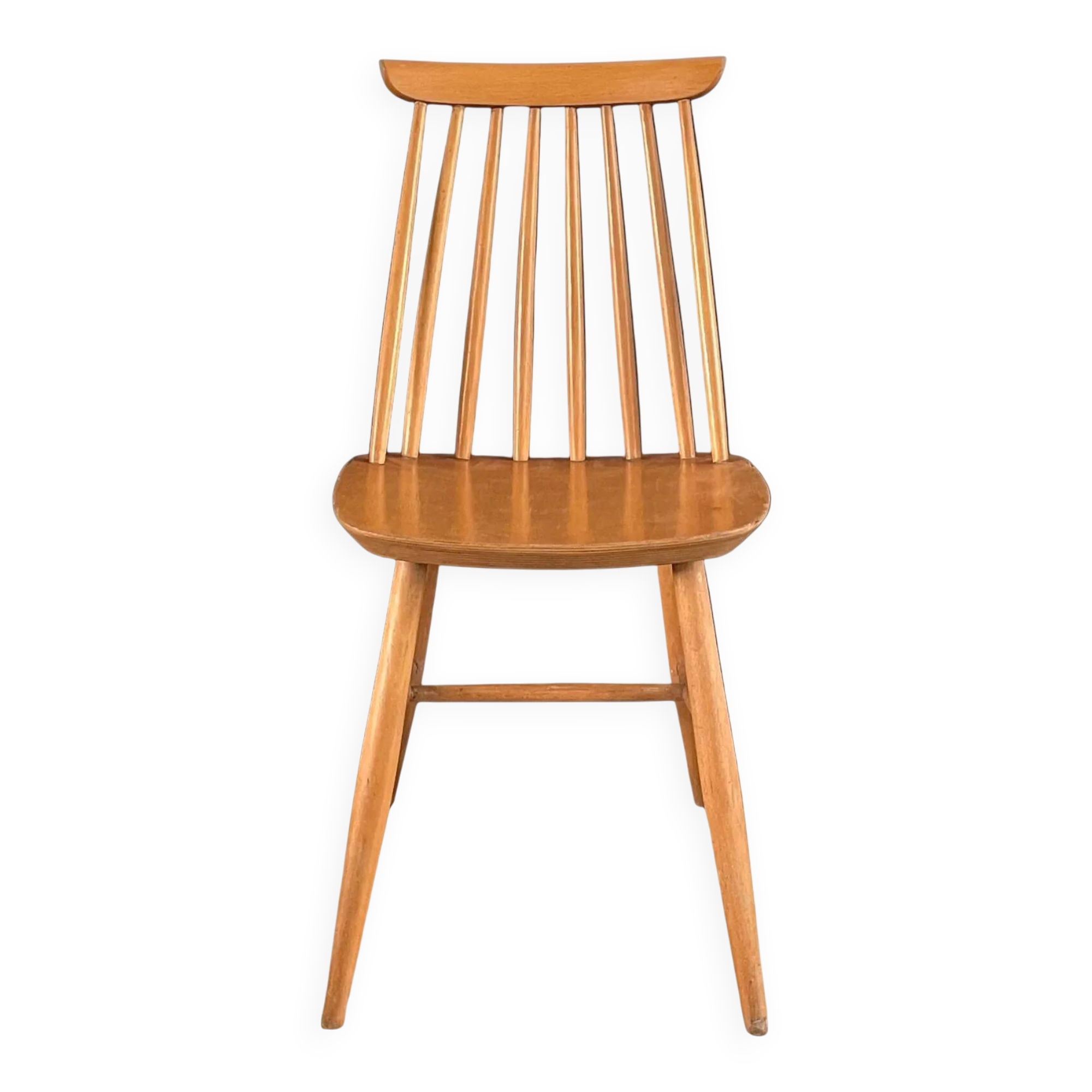 Chaise scandinave à barreaux 1950