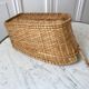 Rattan basket 70s