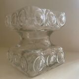 Candle holder vase Tamara Aladdin glass Riihimaki Finland 60s 70s