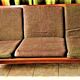 Scandinavian bench 3 seats in vintage teak