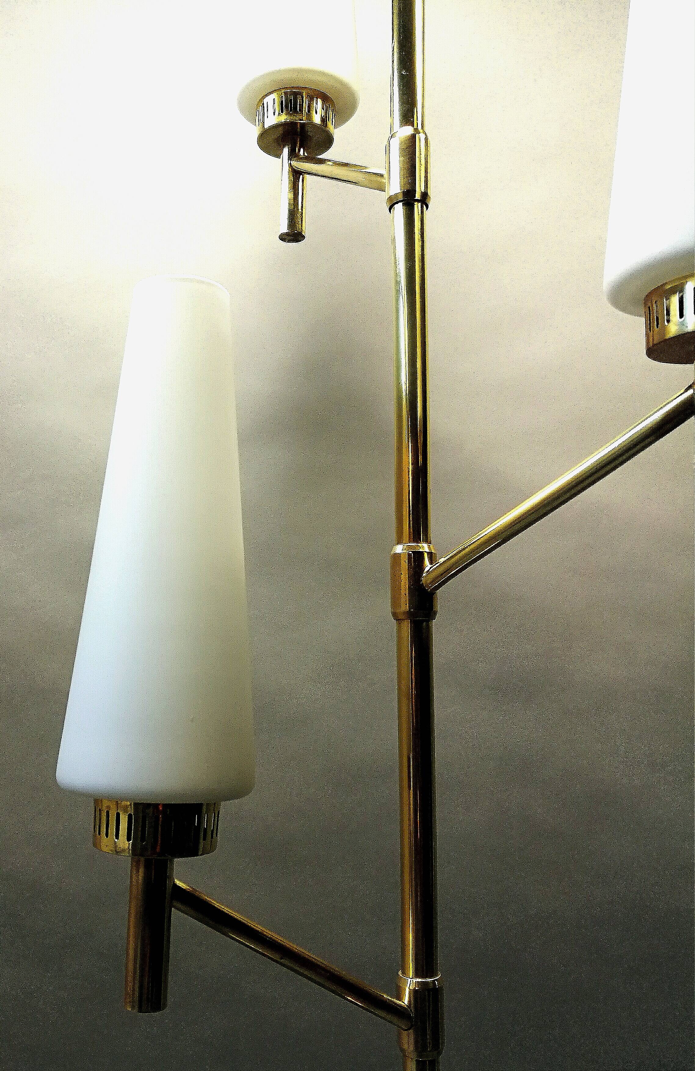 Floor lamp monix 60s black and gold