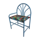 Skated metal child chair/bench