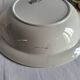 Large round, shallow earthenware dish, sarreguemines, epernay pattern