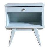 Compass leg bedside table