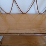 Set of bamboo shelves
