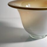 Mid Century Murano Fruit Bowl Opalina Milk Glass