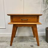 Table de chevet pieds compas