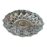 Grand cendrier vintage en cristal taillé – Années 60/70