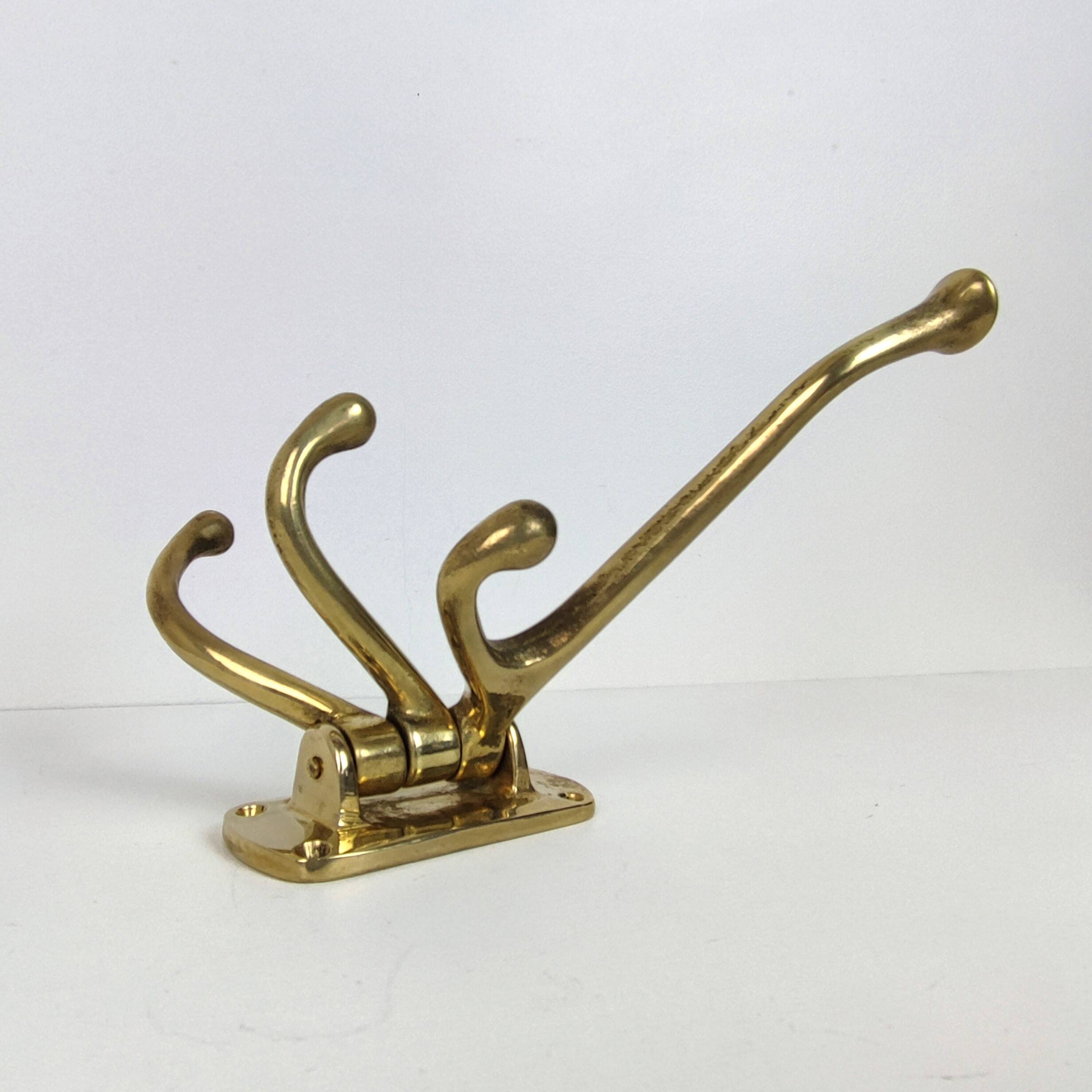 Brass coat hook