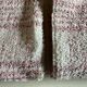 Pair of 1950 red woven kit towels