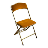 Velvet folding chair