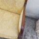Vintage bench empire mahogany dolphin heads