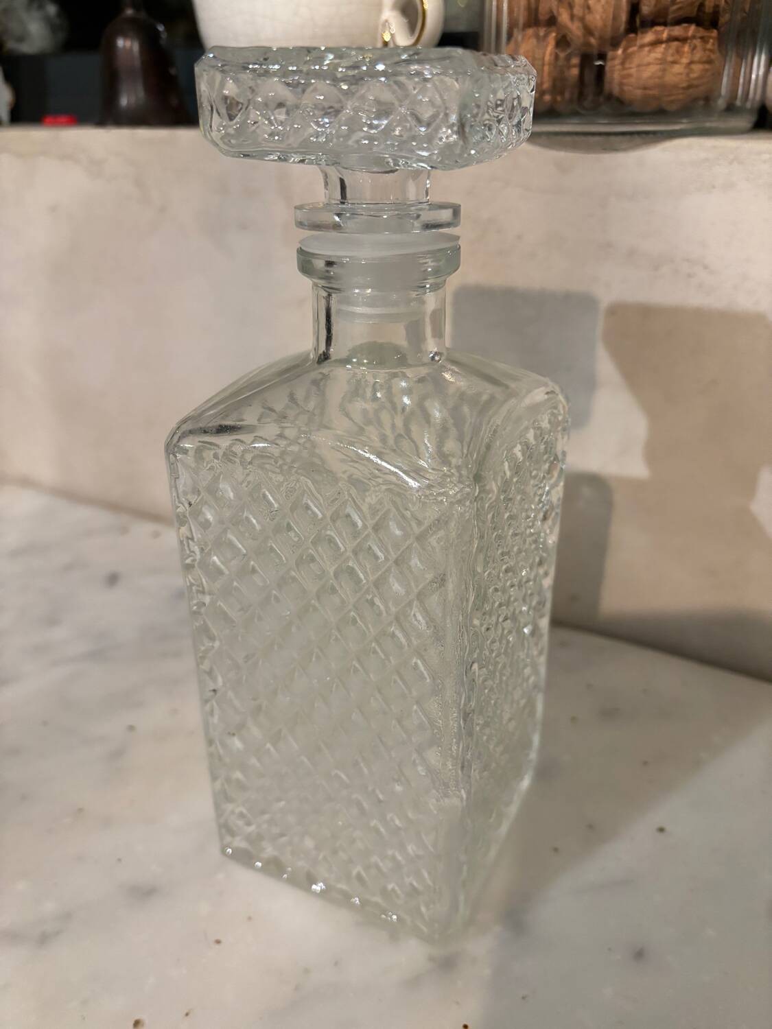 Vintage whiskey decanter