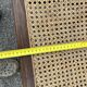 Set of 6 antique turned wooden chairs with caned seats