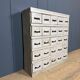 Old light grey workshop drawer cabinet with 25 drawers