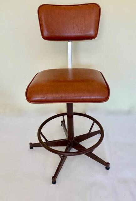 Swivel vintage industrial chairs