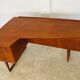 Vintage retro Danish mid-century boomerang desk 1960s