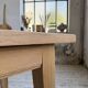 Solid oak farmhouse table 180/270 cm + extensions