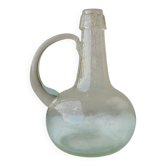 Bubble glass carafe