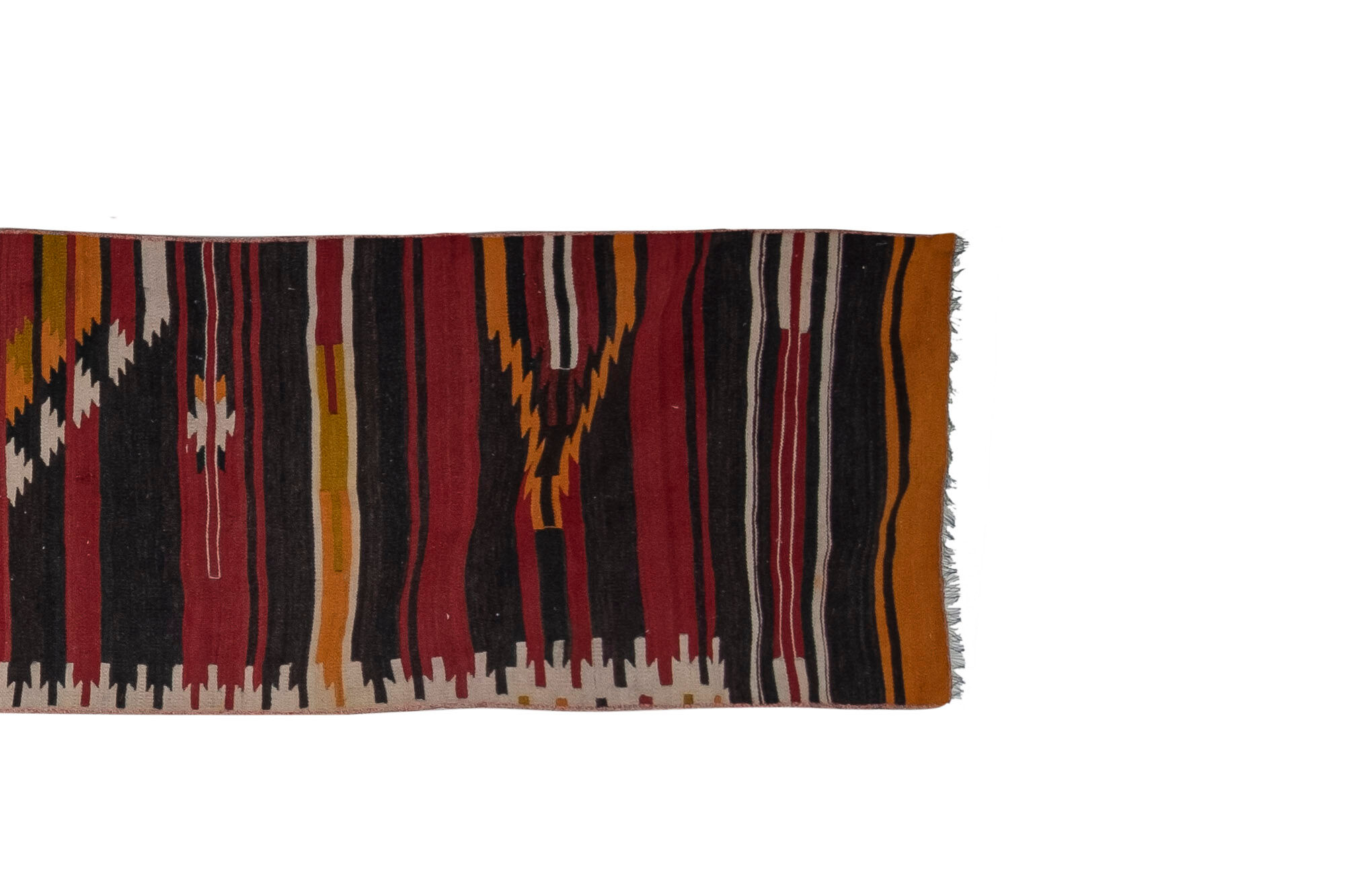 Turkish Long Kilim Runner Rug, 1970s 60 x 447 cm