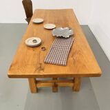 2m solid elm farmhouse table