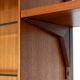 Wall system teak Cadovius storefront and shelves