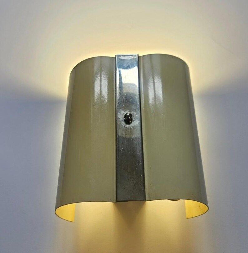 Extremely Rare Midcentury Wall Lamp, Italy, 1960s
