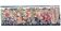 Important handwoven tapestry Medieval life 20th century