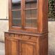 Two-body oak sideboard, circa 1890 — antique glasses and assembly
