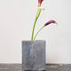 Pair of aluminium cast vases "Sea", 1970s