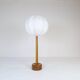 Lampe de table en teck massif du milieu du siècle 1960s Suède