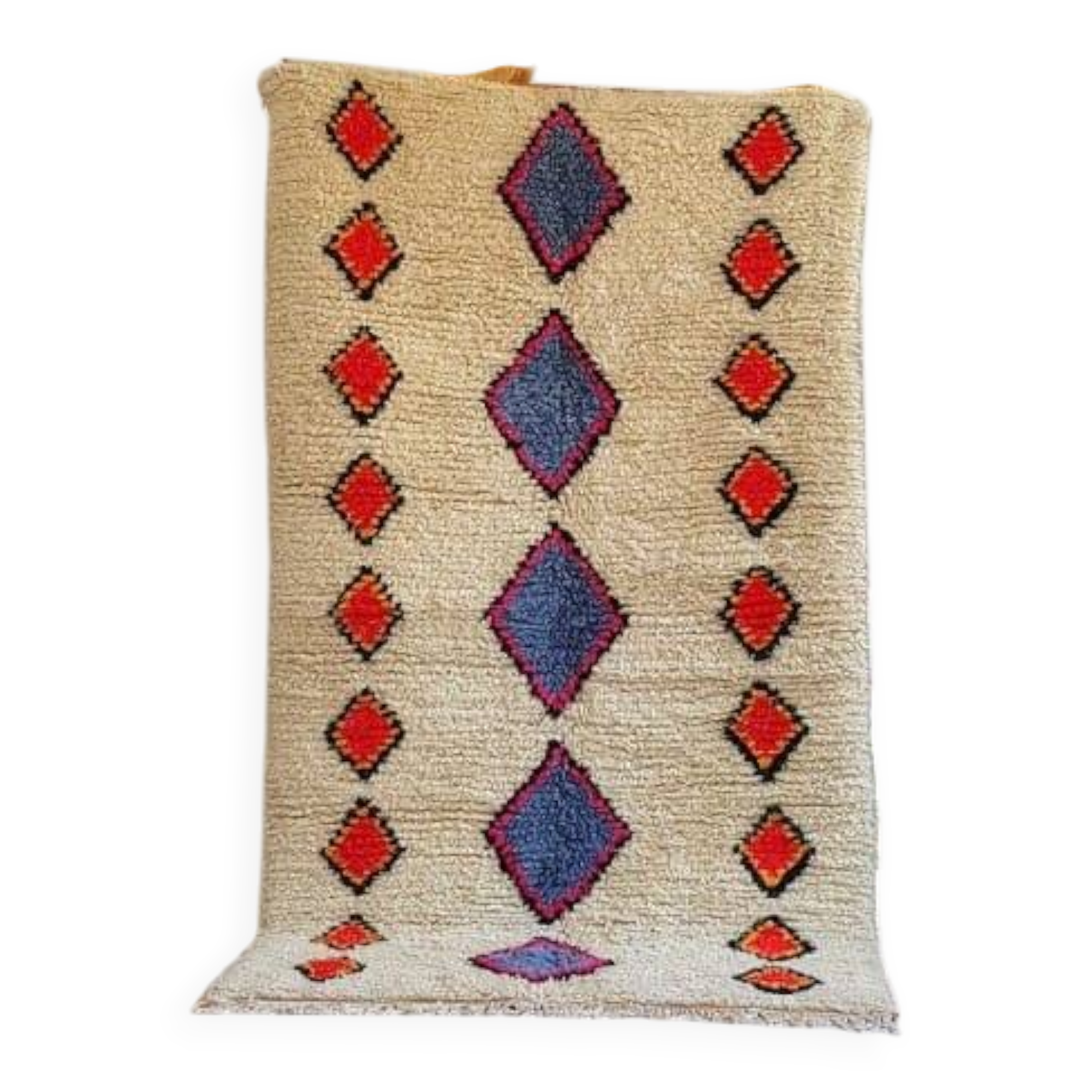 Handmade pure wool rug, size 160 x 240 cm