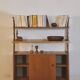 Ergo wall shelf in teak, Vintage Scandinavian 1960s