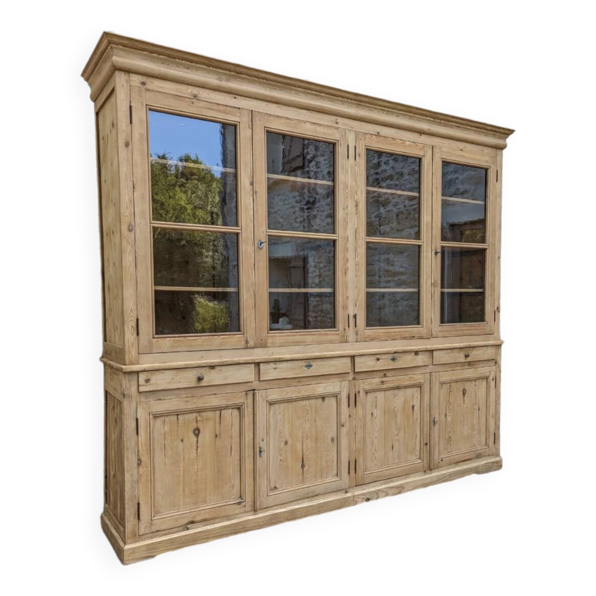 Old glazed furniture