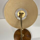 Brass and teak desk or table lamp by Temde, Switzerland 1960s