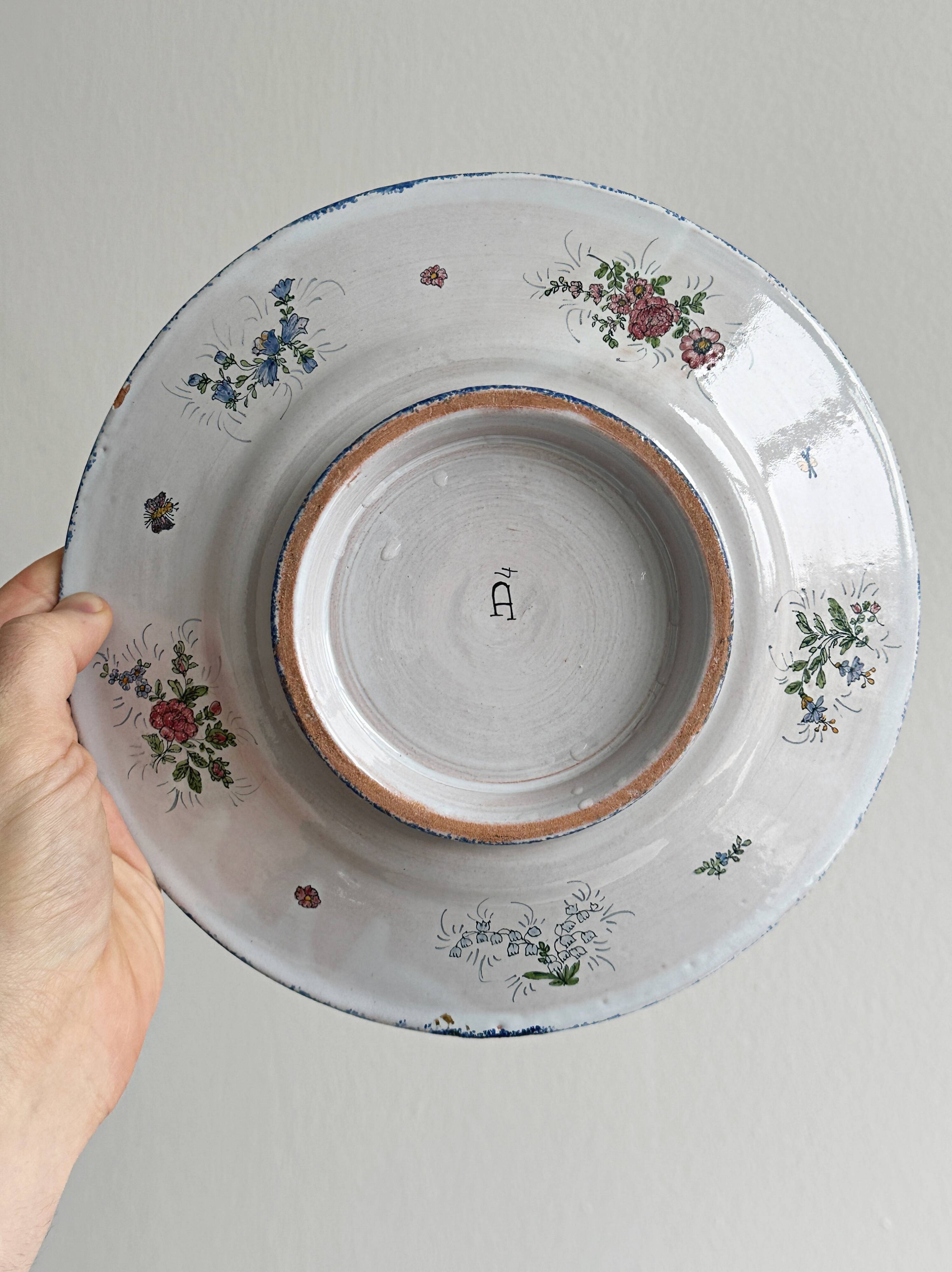 Old ceramic plate