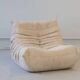 Armchair and Pouf Togo, model designed by Michel Ducaroy in 1973