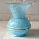 Small vintage light blue Clichy vase