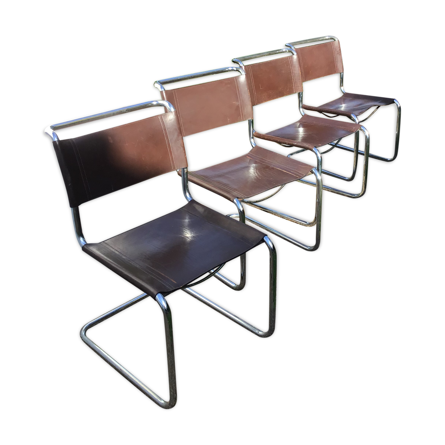 Suite of four S33 chairs