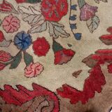 Tapis américain antique Hooked – 86 x 170 cm – Motif floral - 1C976