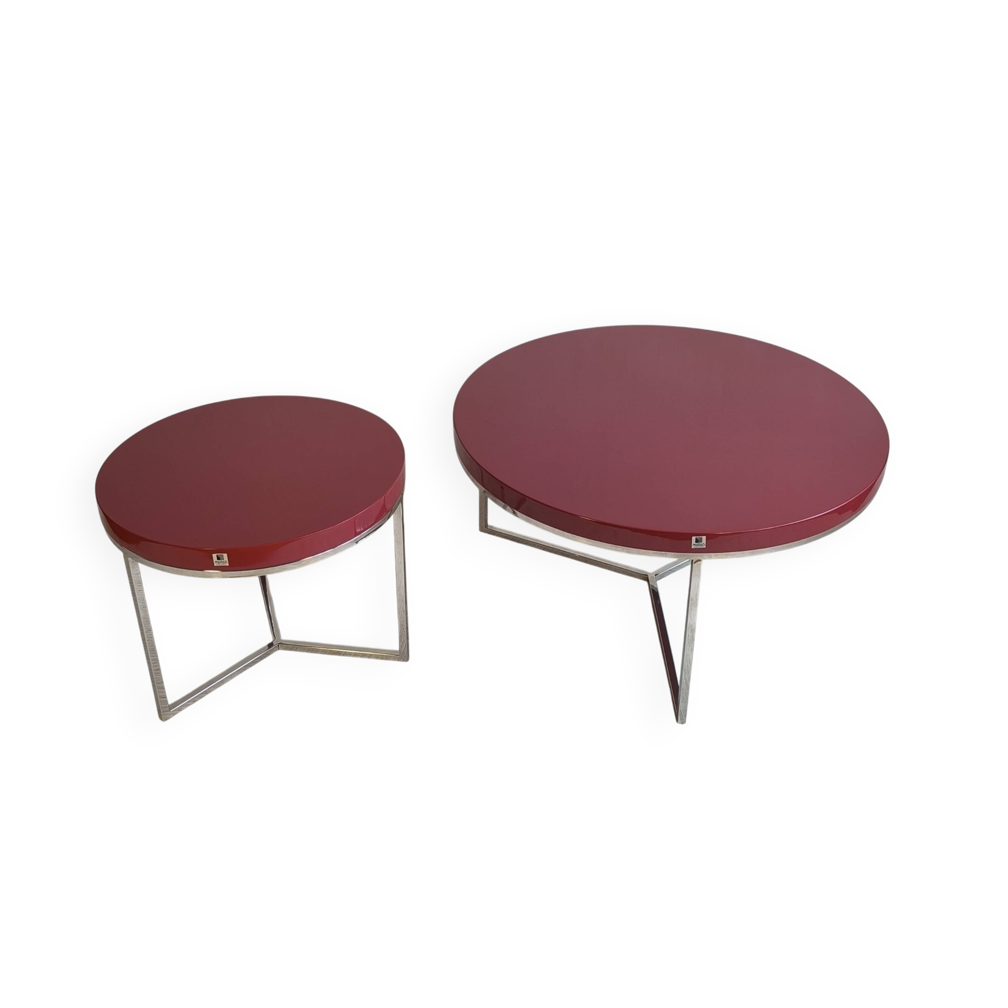 Magnifique tables basses ‘’satellite’’ signées marais international