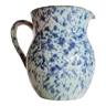 Old speckled blue pitcher