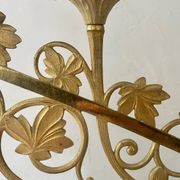 Chandelier en bronze doré, fin XIXème